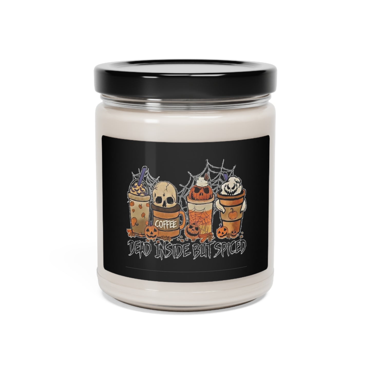 Halloween Candle Dead Inside But Spiced Scented Soy Candle, 9oz