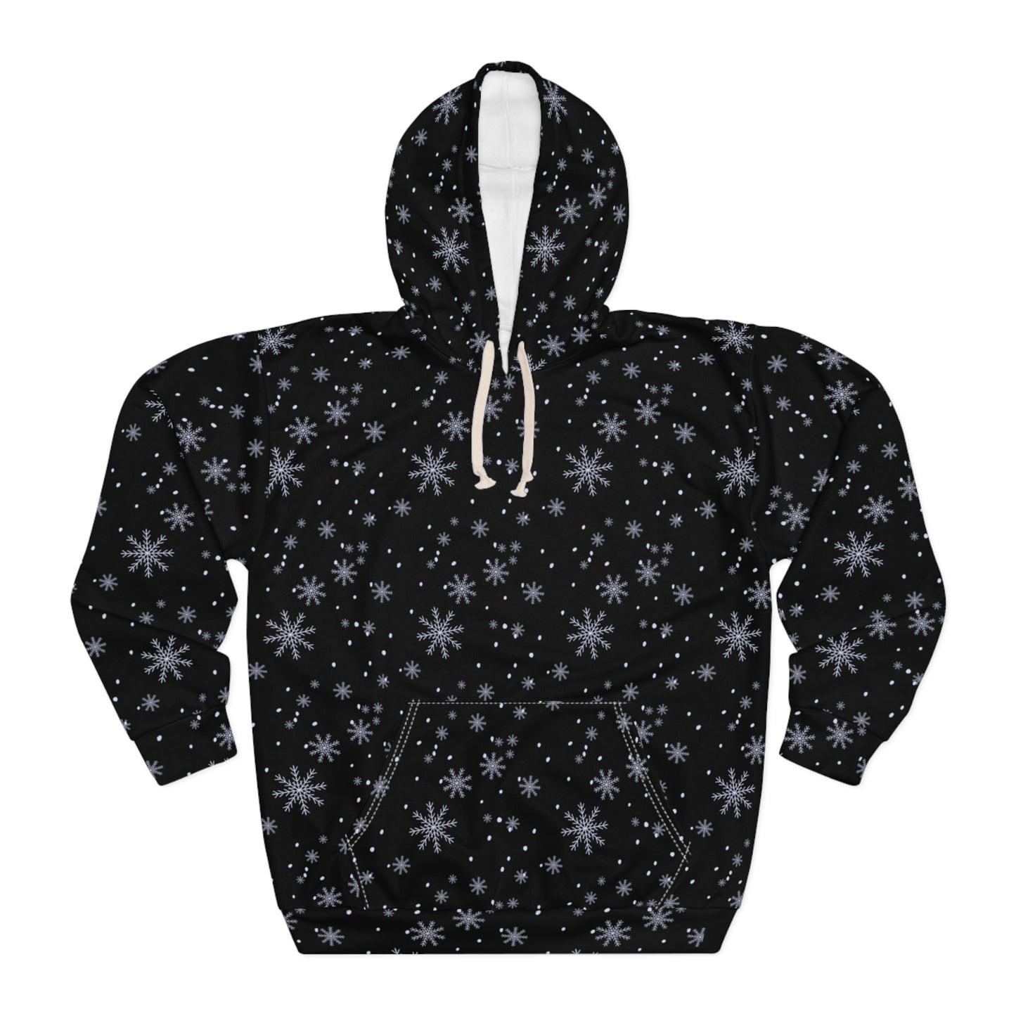 Falling Snow Christmas Pullover Hoodie