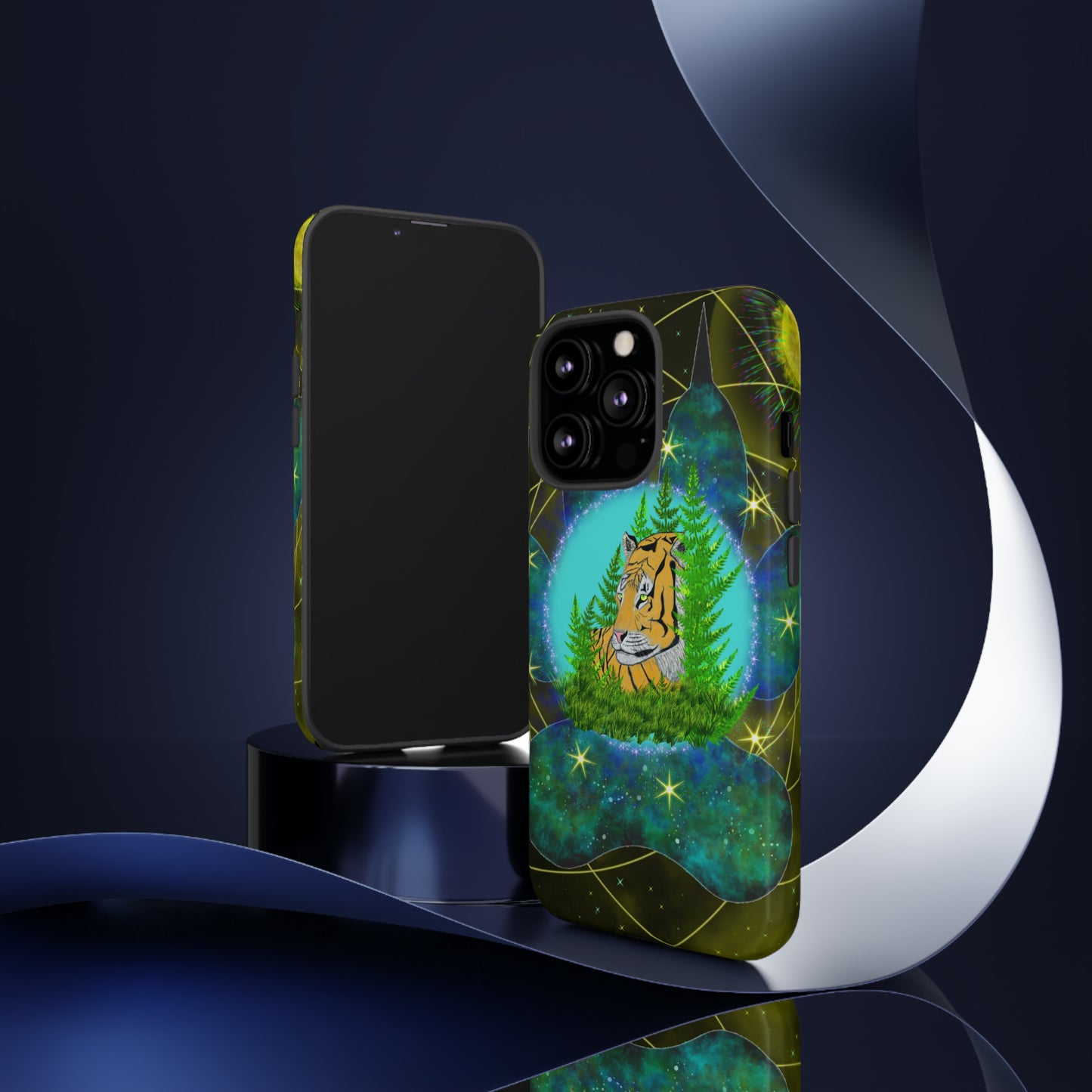 Tiger Medicine Totem Protective Phone Case, Samsung, iPhone, Pixel, all sizes