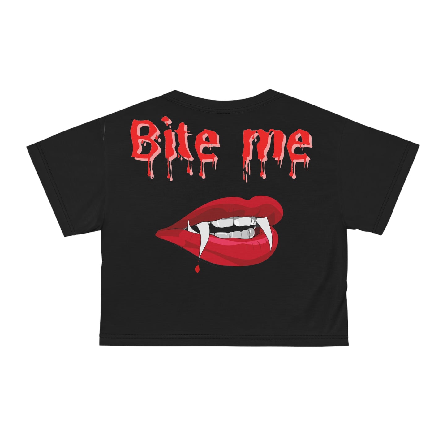 Bite Me Crop Top Tee