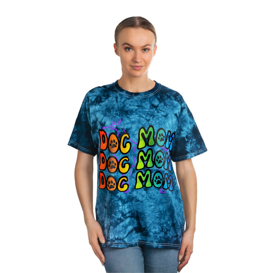 Dog Mom Tie-Dye Tee, Crystal