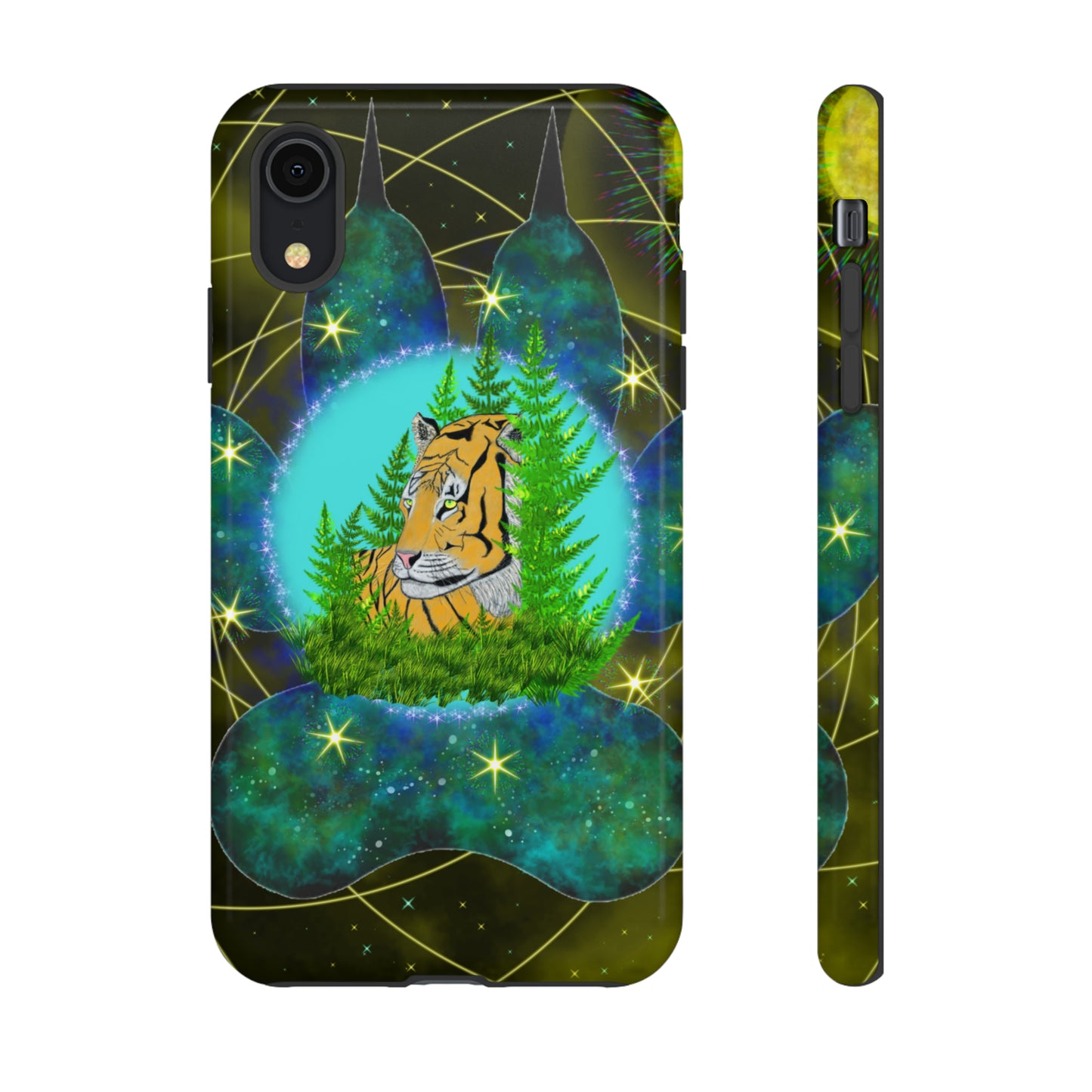 Tiger Medicine Totem Protective Phone Case, Samsung, iPhone, Pixel, all sizes