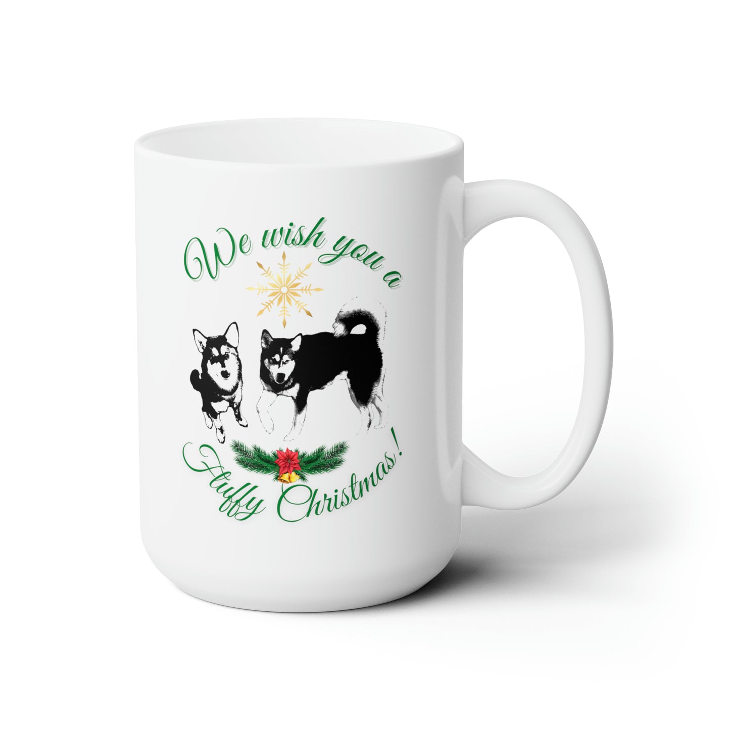 Have A Fluffy Puppy Christmas Ceramic Mug 15oz