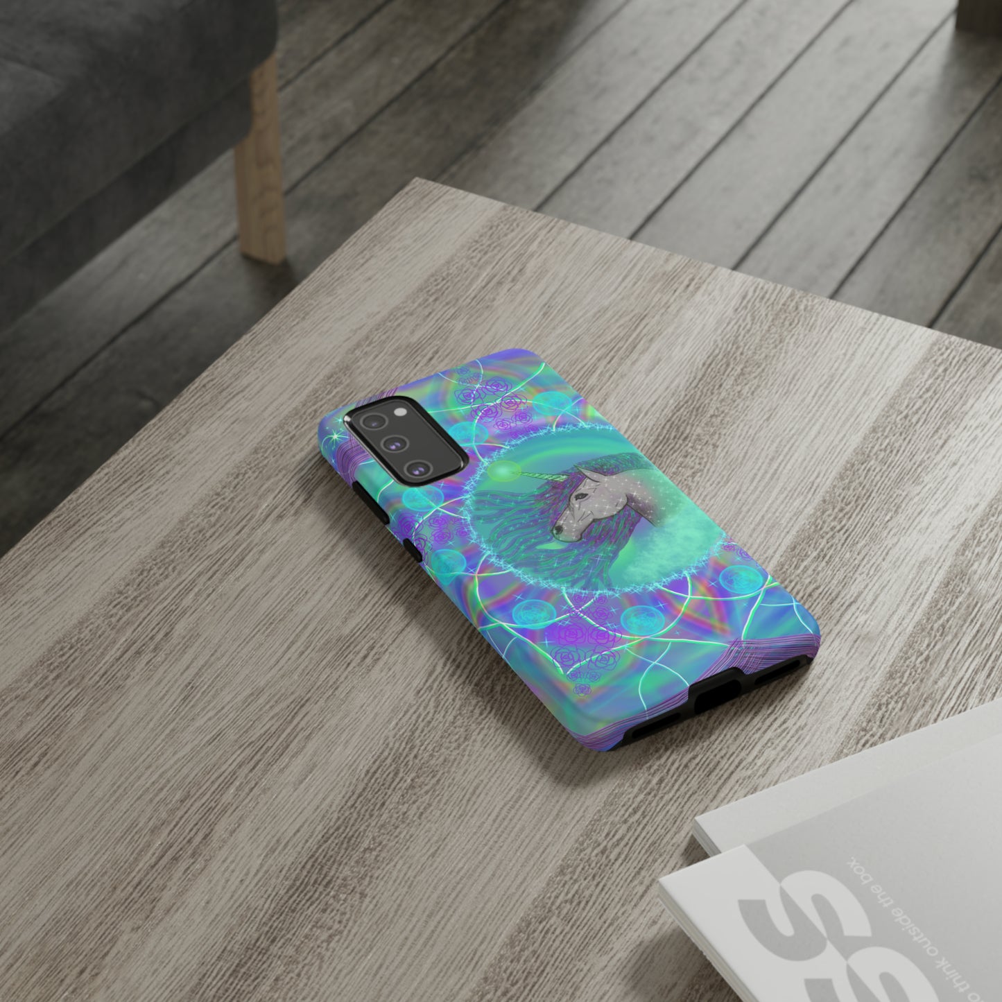 Mystic Unicorn Protective Phone Case, Samsung, iPhone, Pixel, all sizes