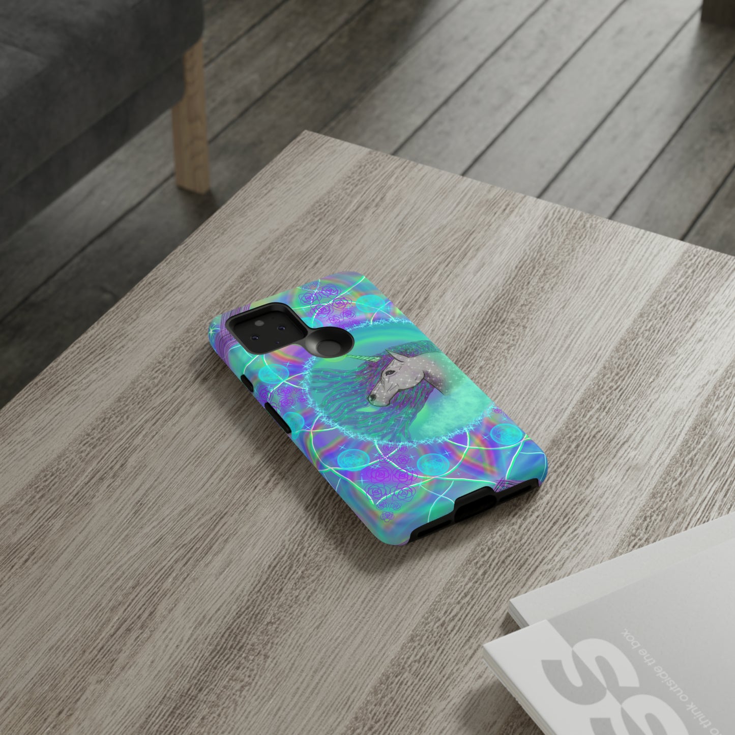 Mystic Unicorn Protective Phone Case, Samsung, iPhone, Pixel, all sizes