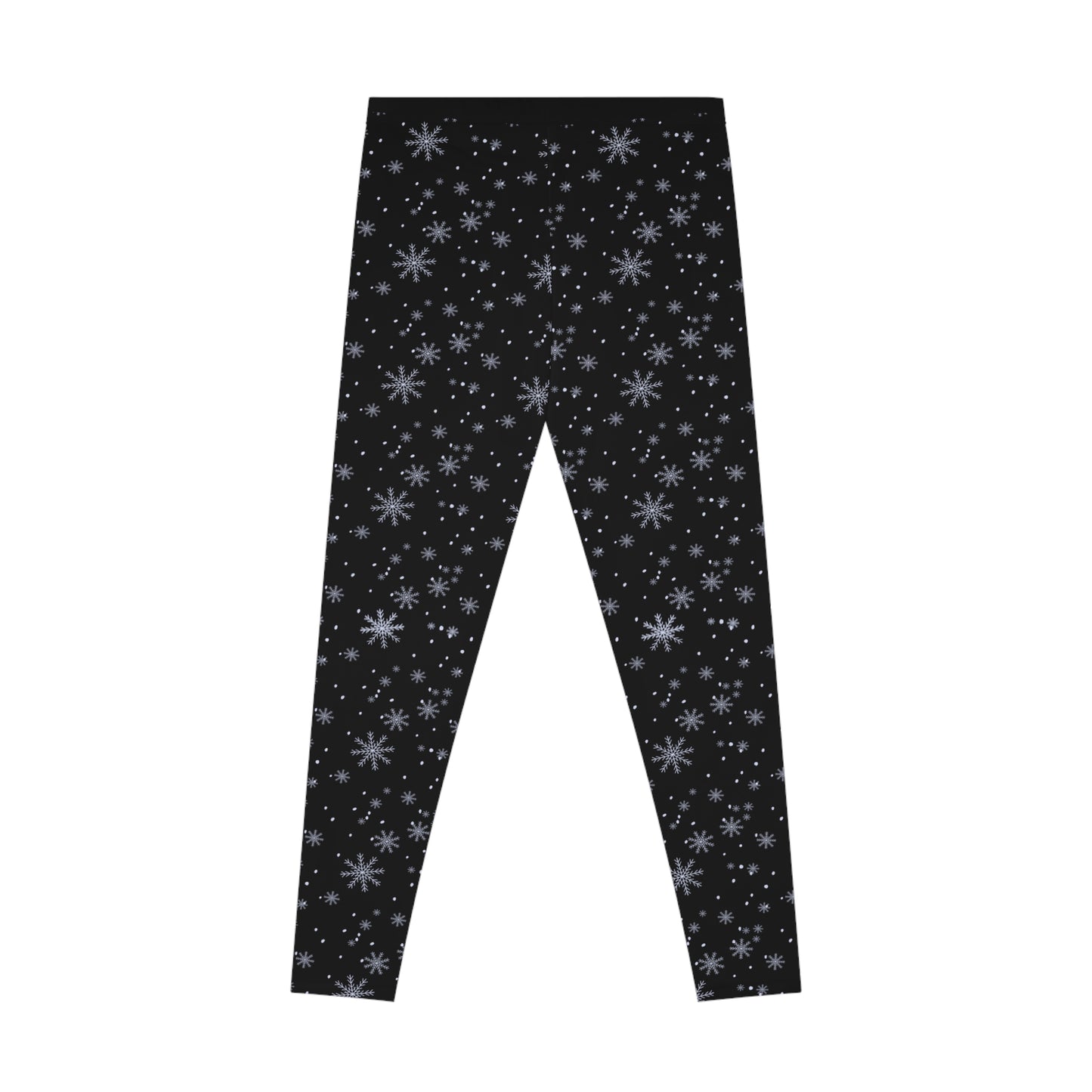 Falling Snow Christmas Stretchy Leggings