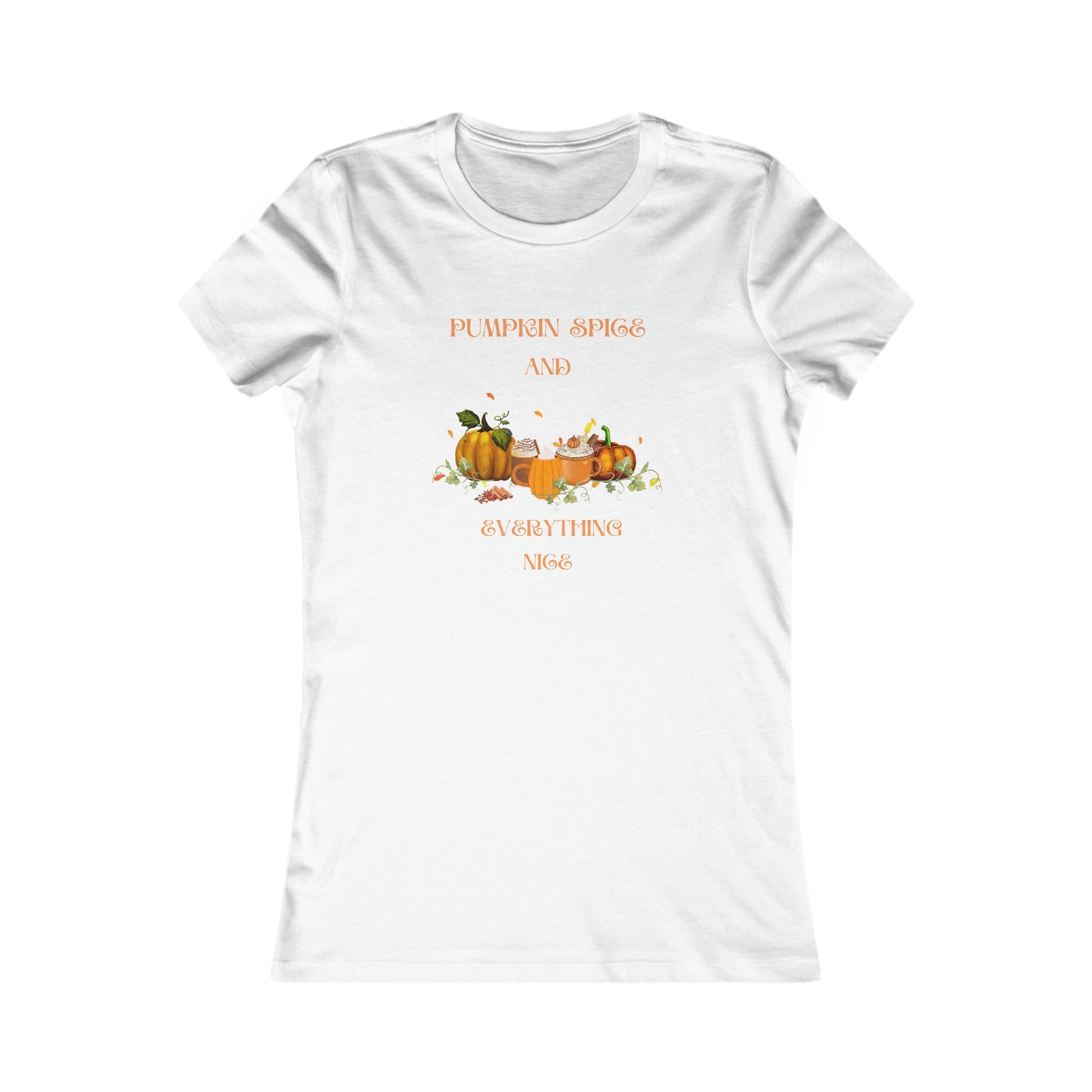 Pumpkin Spice and Everything Nice Women's Halloween Favorite Tee