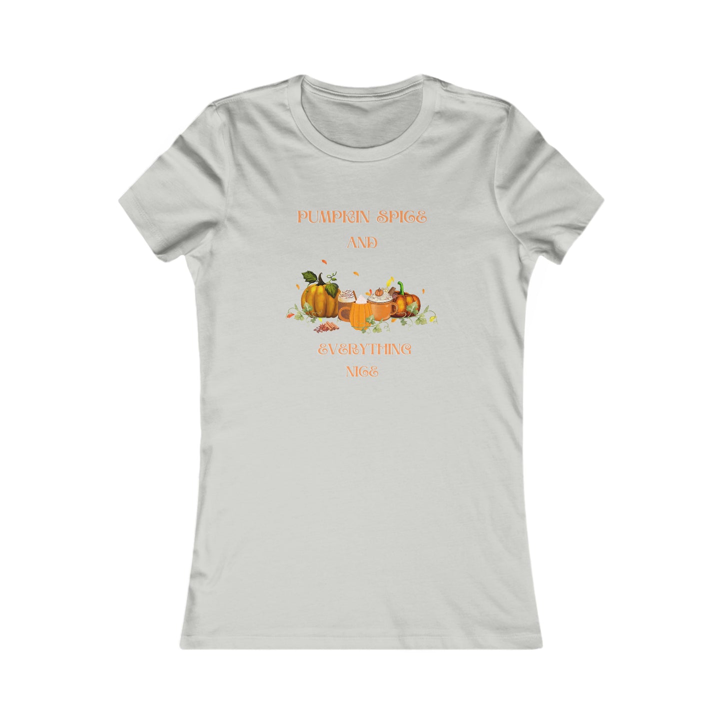 Pumpkin Spice and Everything Nice Women's Halloween Favorite Tee