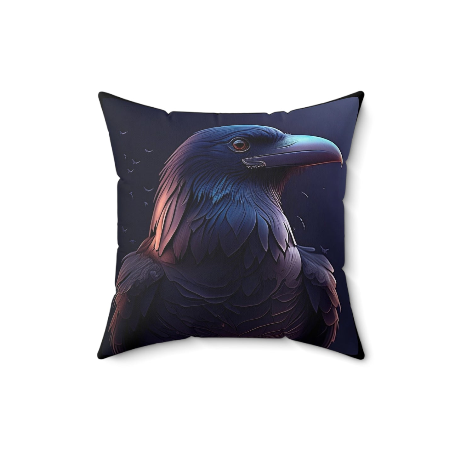 Raven Spun Polyester Square Pillow