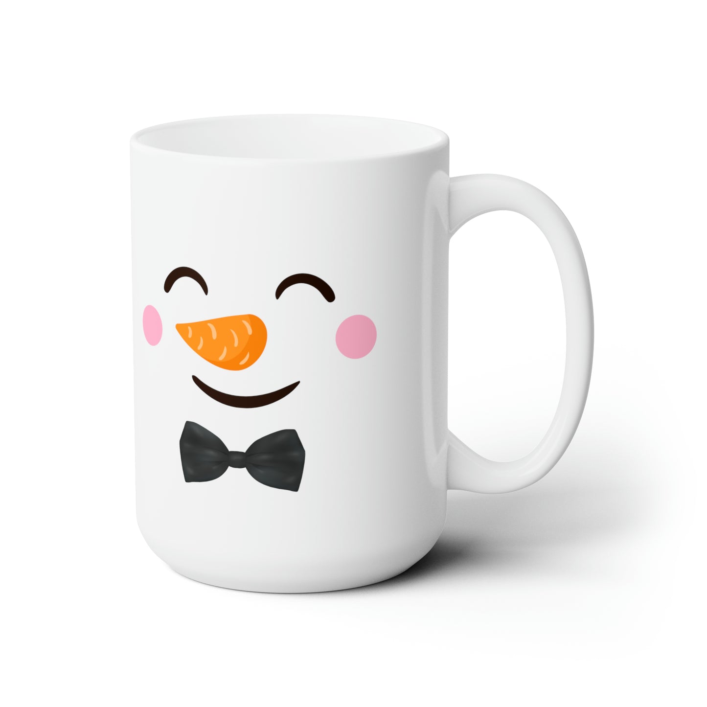 Cute Snowman Christmas Ceramic Mug 15oz