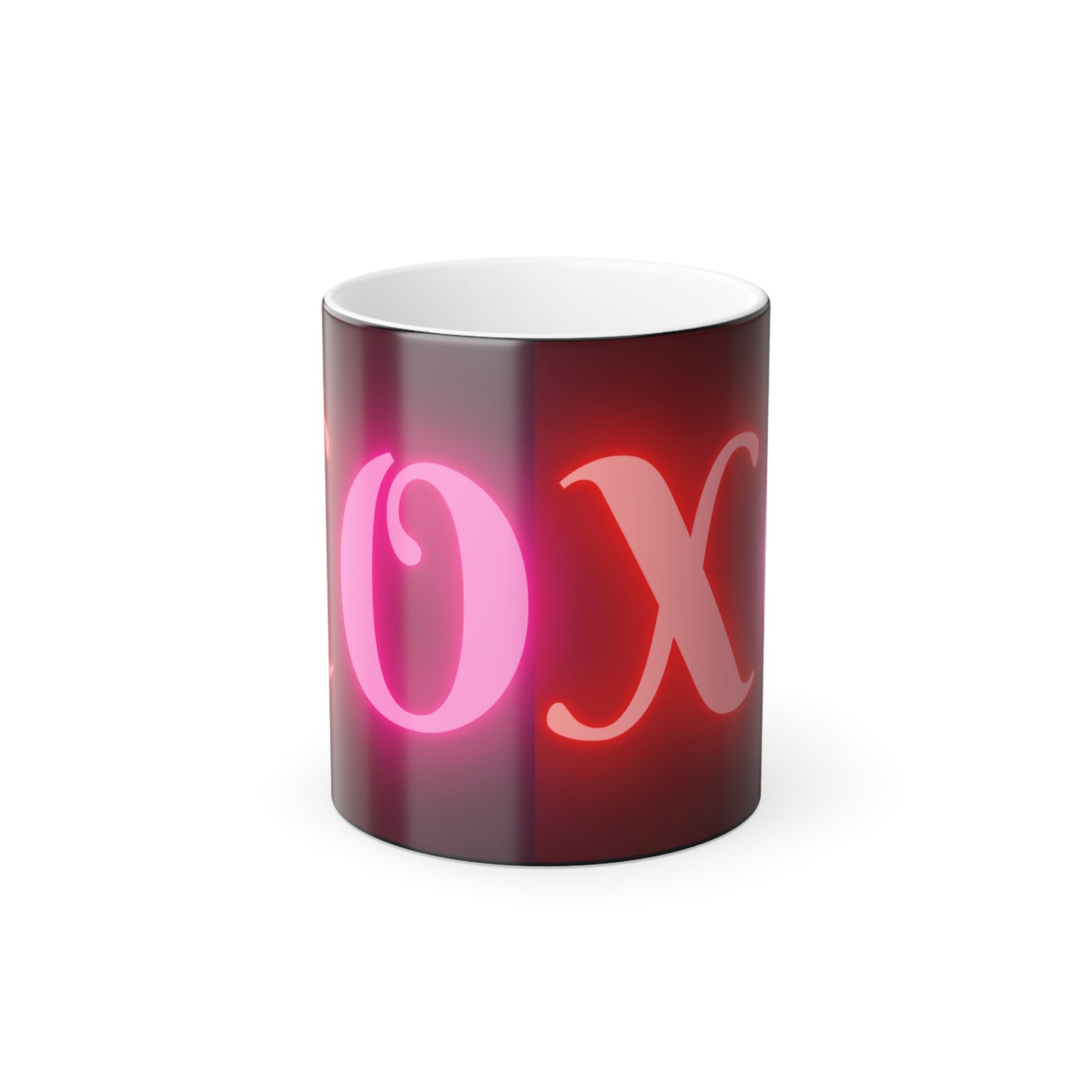 XoXo, Color Morphing Mug, 11oz, Valentines Day Gift, Gift For Her, Gift For Him