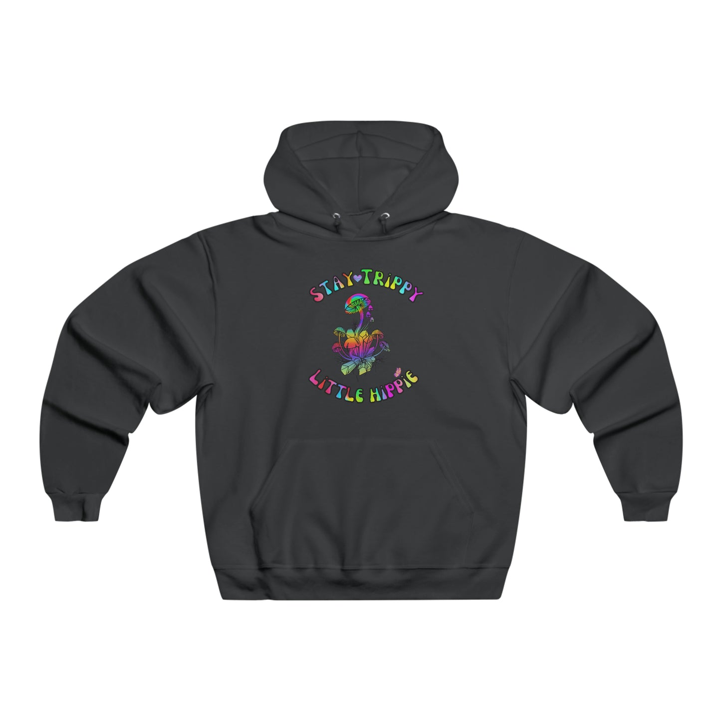 Stay Trippy Little Hippie, Men's NUBLEND® Hooded Sweatshirt