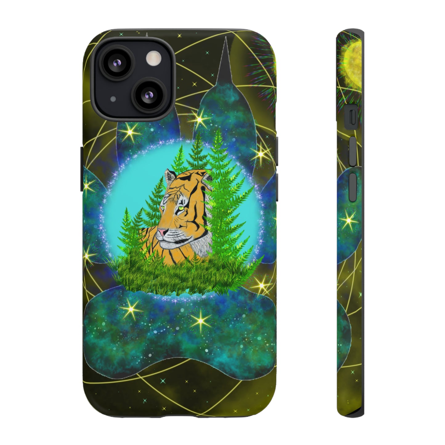 Tiger Medicine Totem Protective Phone Case, Samsung, iPhone, Pixel, all sizes