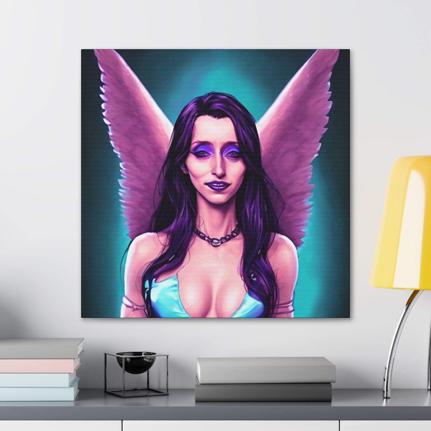 Morgana Goddess Of Magic, Canvas Art, Wall Art, Fantasy Art, Unique Gifts, Original Art