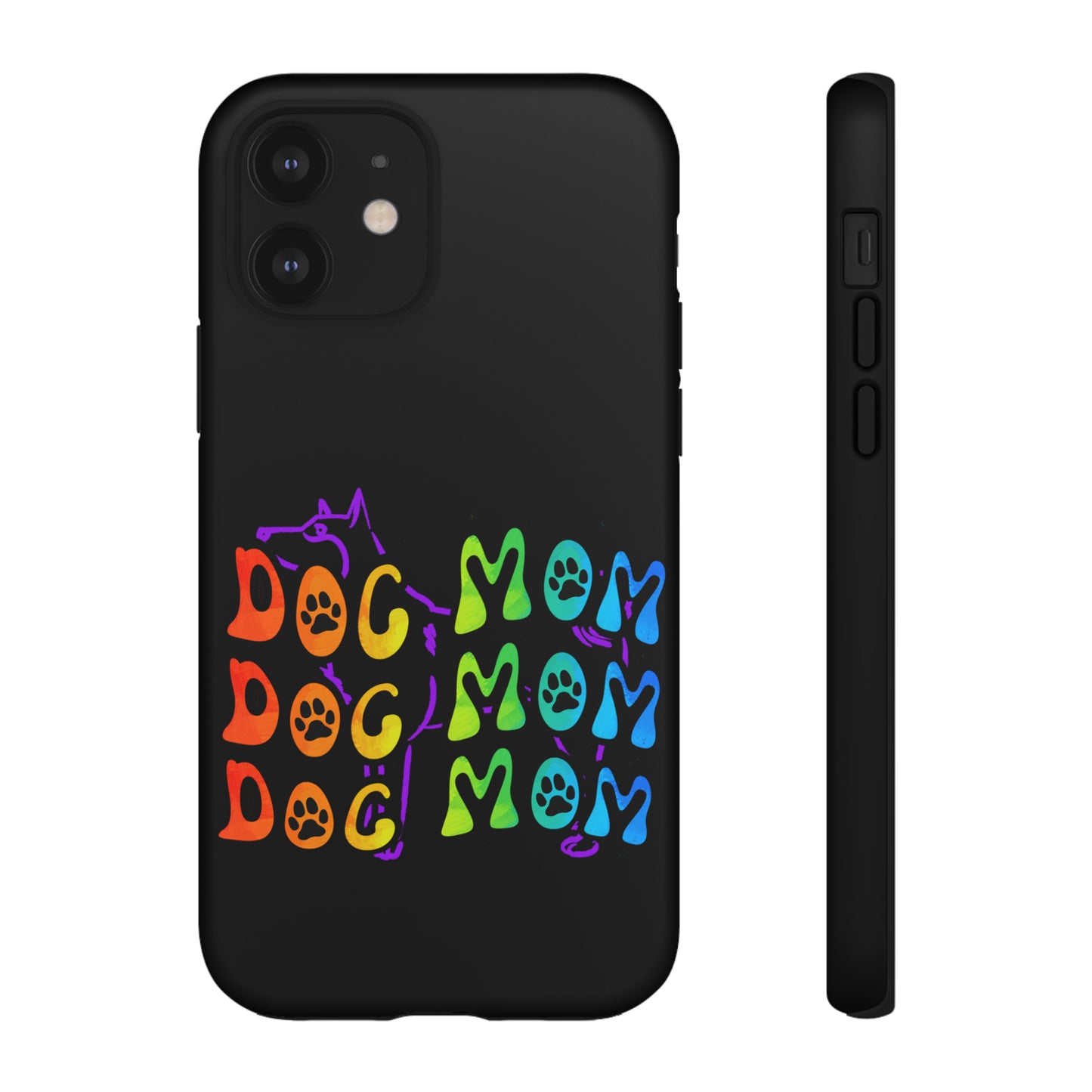 Dog Mom Protective Phone Case, Samsung, iPhone, Pixel, all sizes