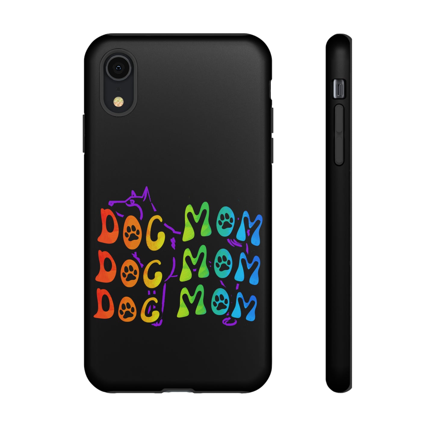 Dog Mom Protective Phone Case, Samsung, iPhone, Pixel, all sizes