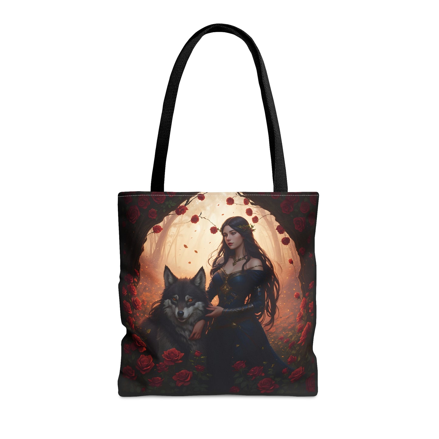 Wolf Enchantress,Tote Bag