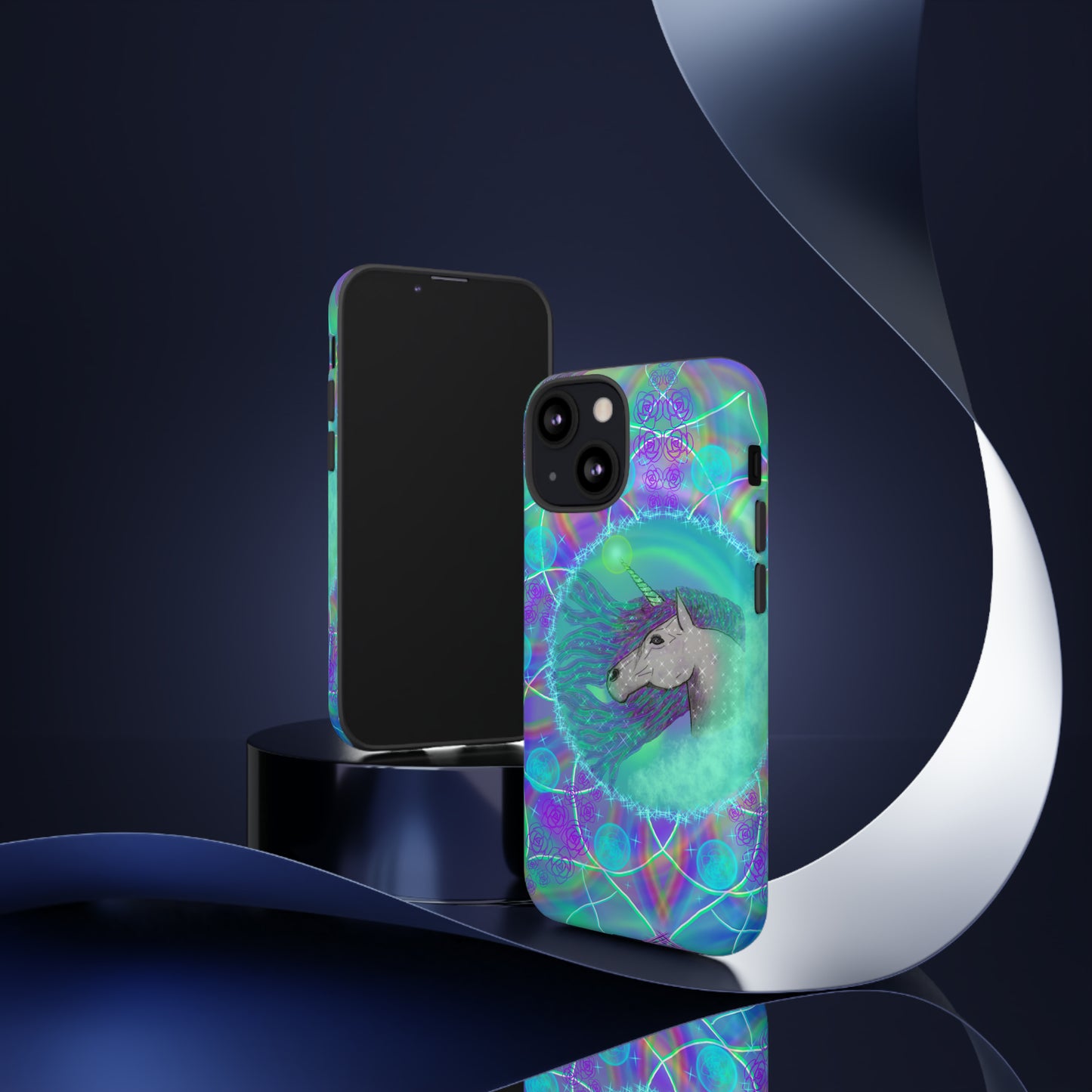 Mystic Unicorn Protective Phone Case, Samsung, iPhone, Pixel, all sizes