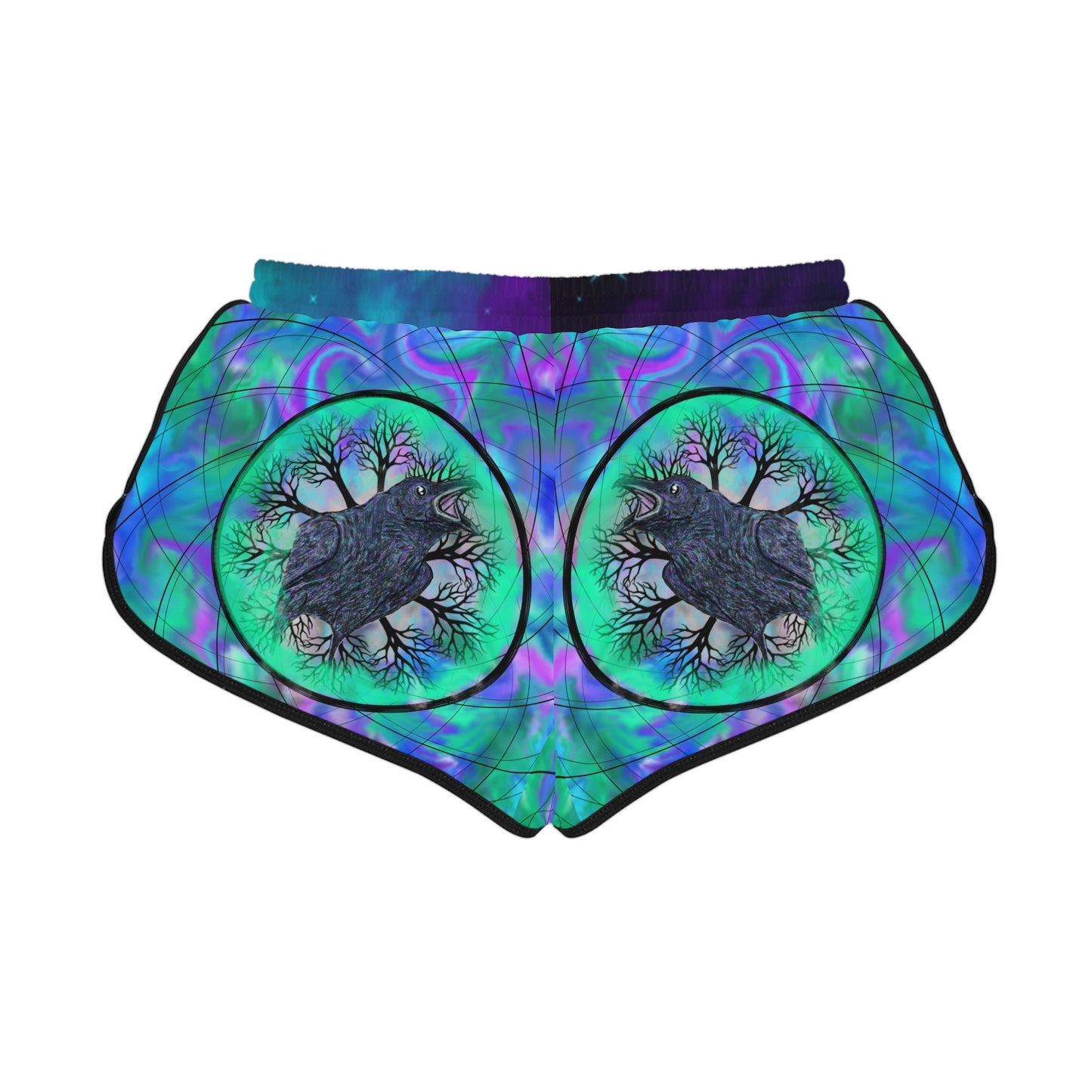 Raven Magick Women's Relaxed Shorts (AOP)