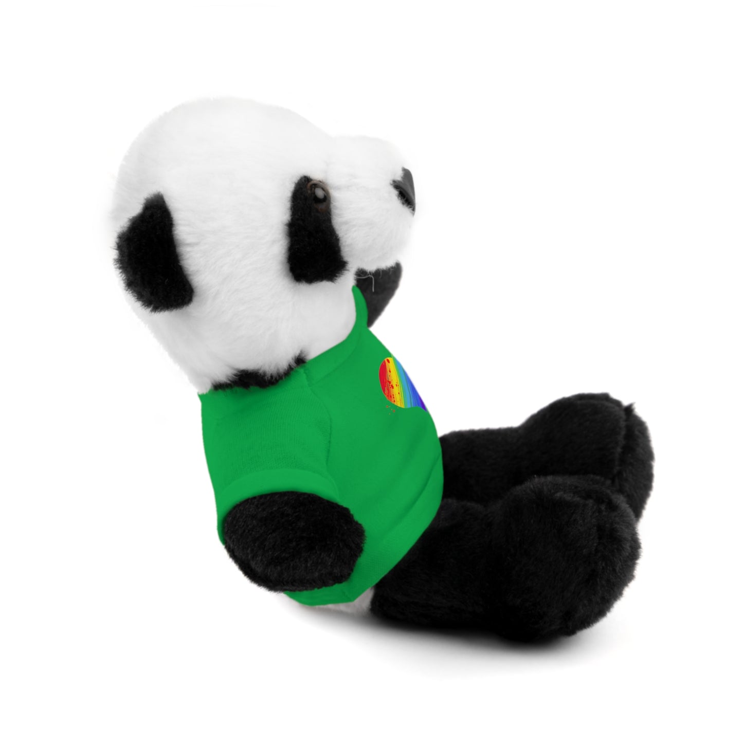 Heart Kids Cute Stuffed Animals with Tee; Panda, Sheep, Lion, Bunny, Teddy Bear, Jaguar