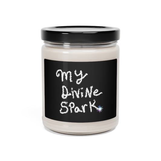 My Divine Spark, Scented Soy Candle, 9oz, Candle Pun, Valentines Day Gift