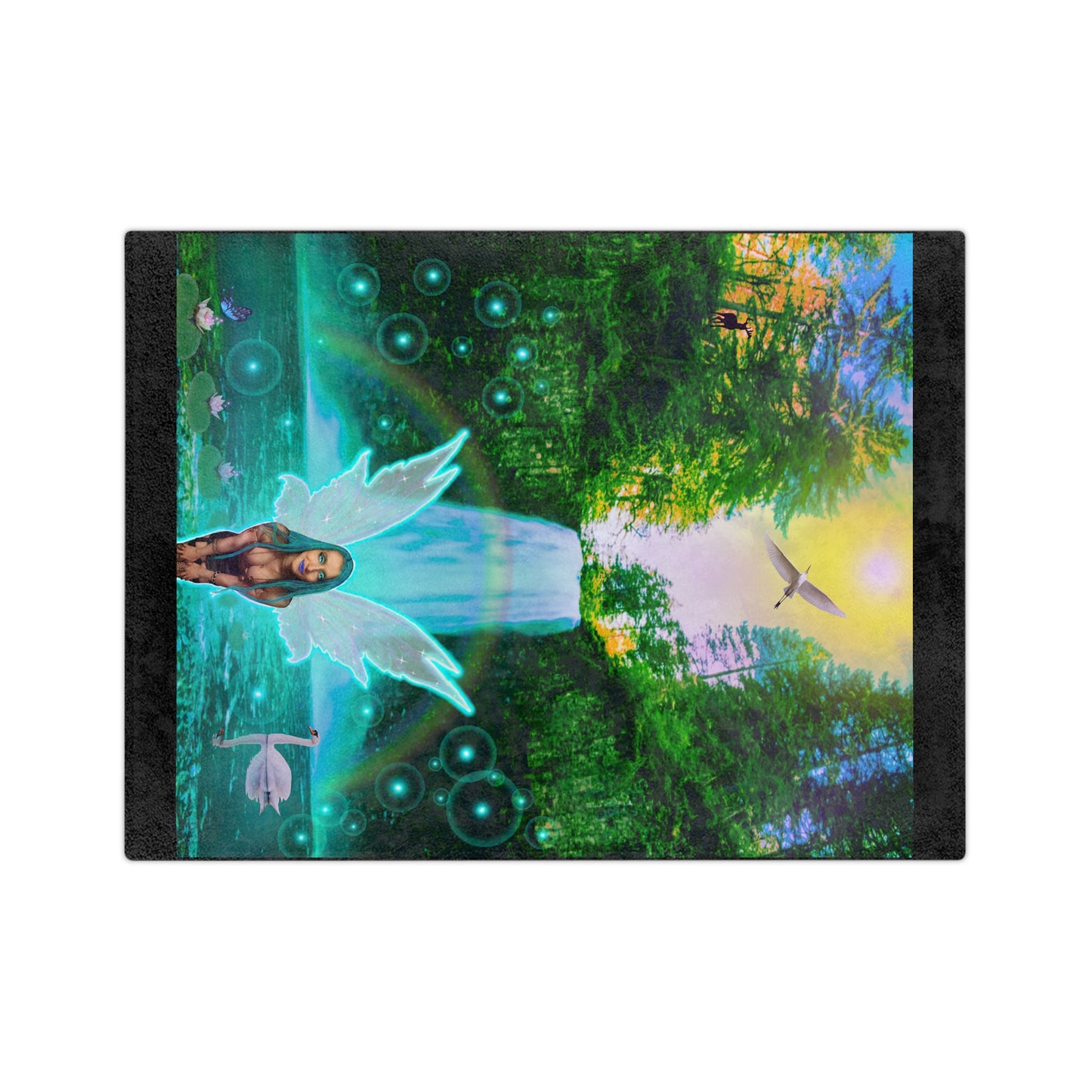 Mystic Water Fairy Velveteen Minky Blanket