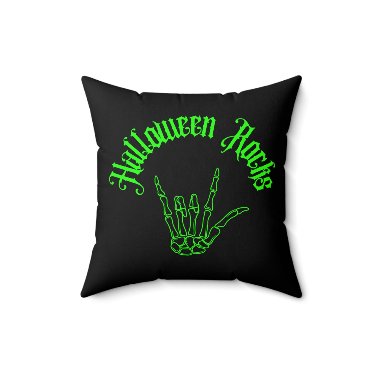 Halloween Rocks Halloween Pillow Spun Polyester Square Pillow