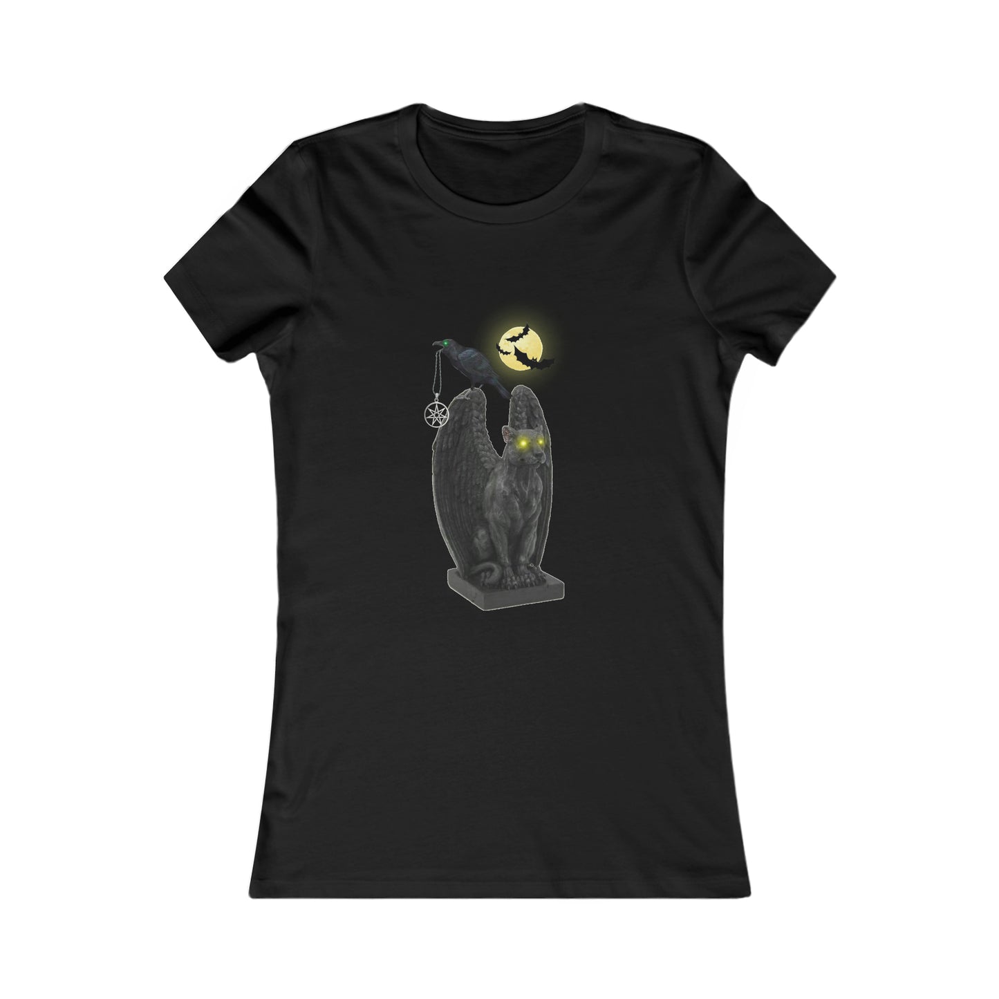 Women's Favorite Tee Edgar Allan Poe Raven Top