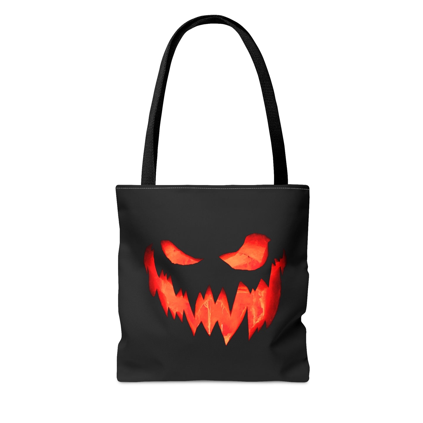 Spooky Pumpkin Face Halloween Candy Tote Bag