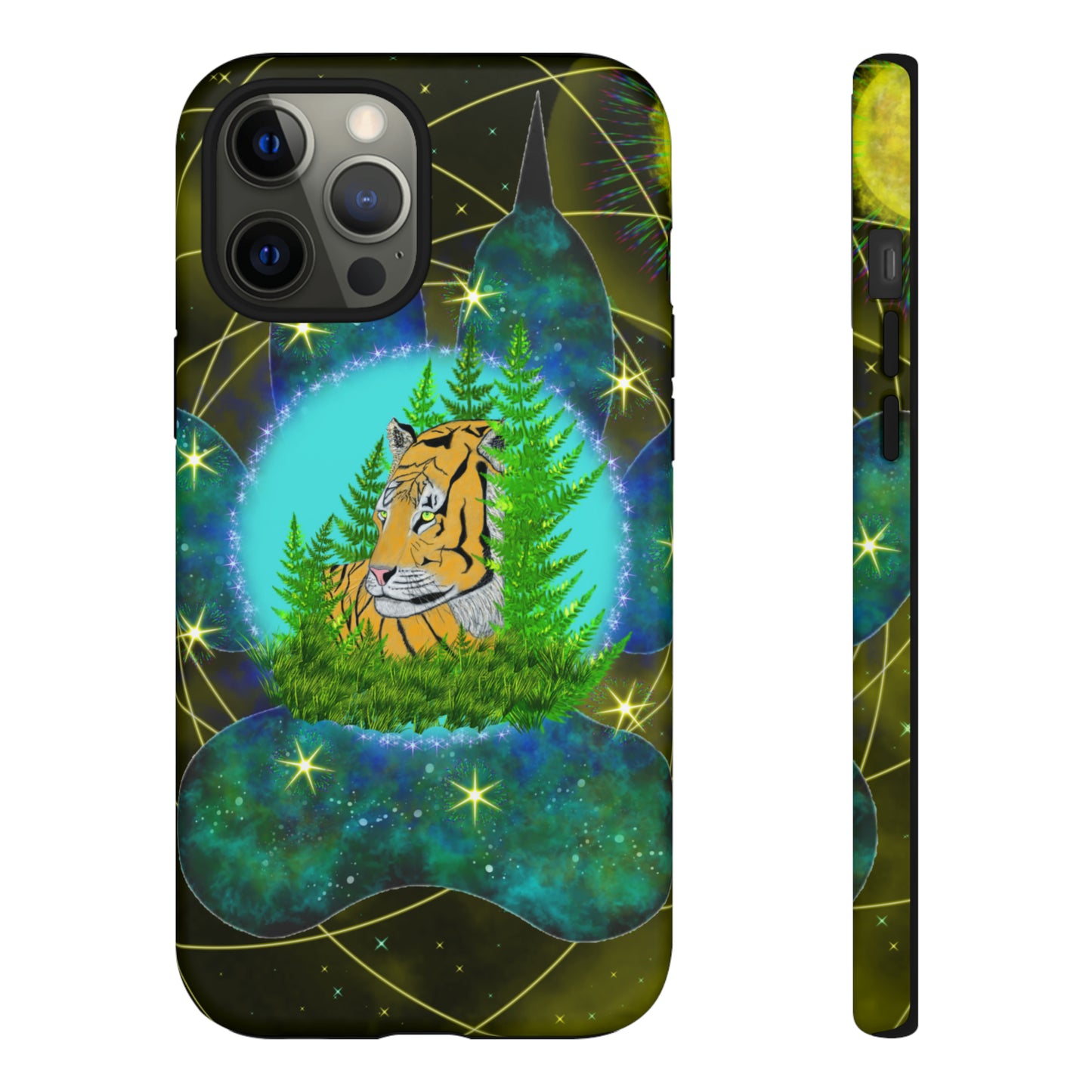 Tiger Medicine Totem Protective Phone Case, Samsung, iPhone, Pixel, all sizes