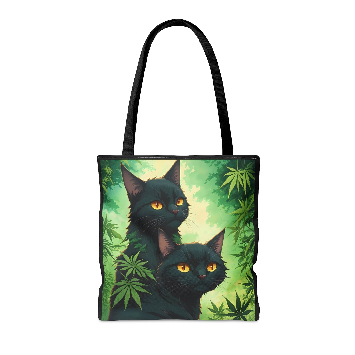 Black Cat, 420 Themed, Tote Bag