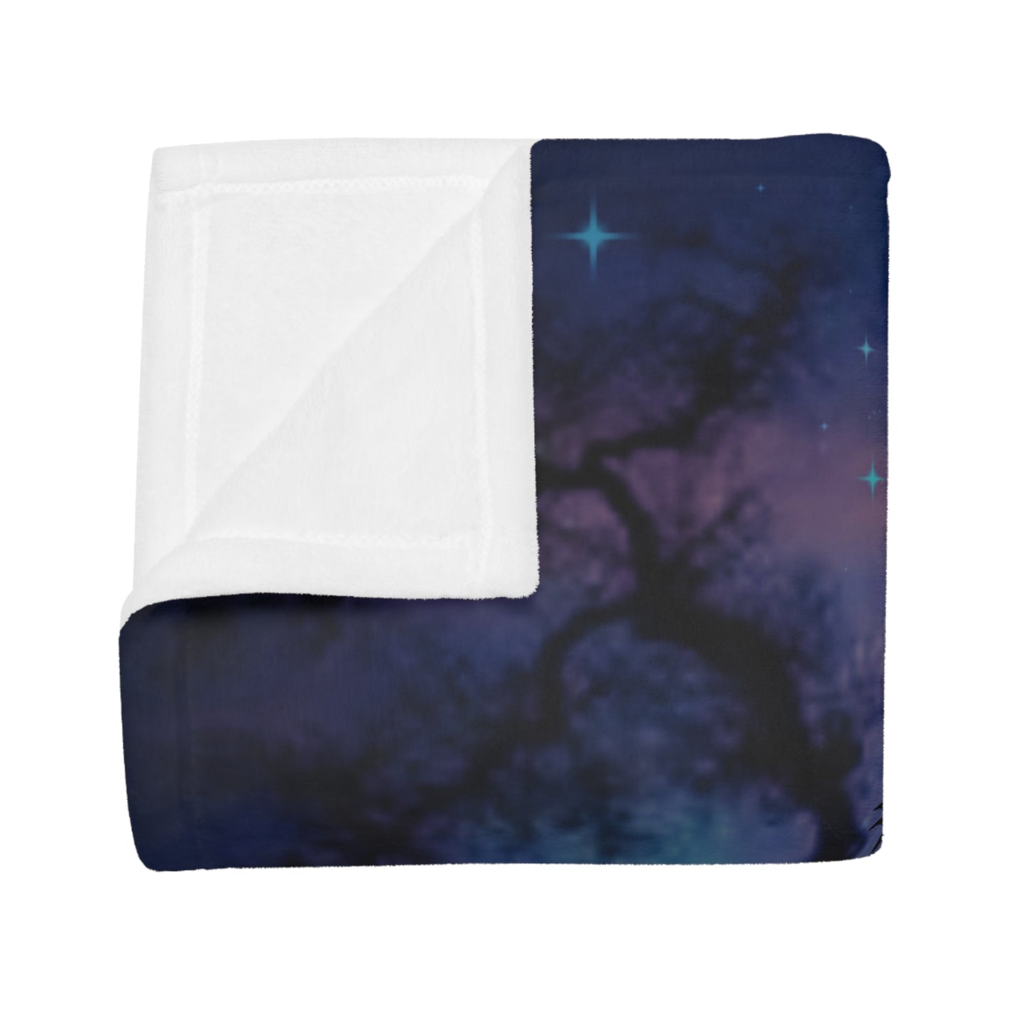 Mystic Moon Fairy Plush Fleece Blanket