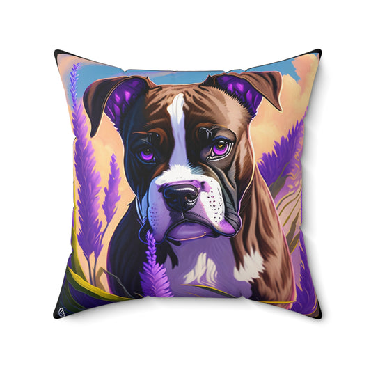 Boxer Love, Spun Polyester Square Pillow