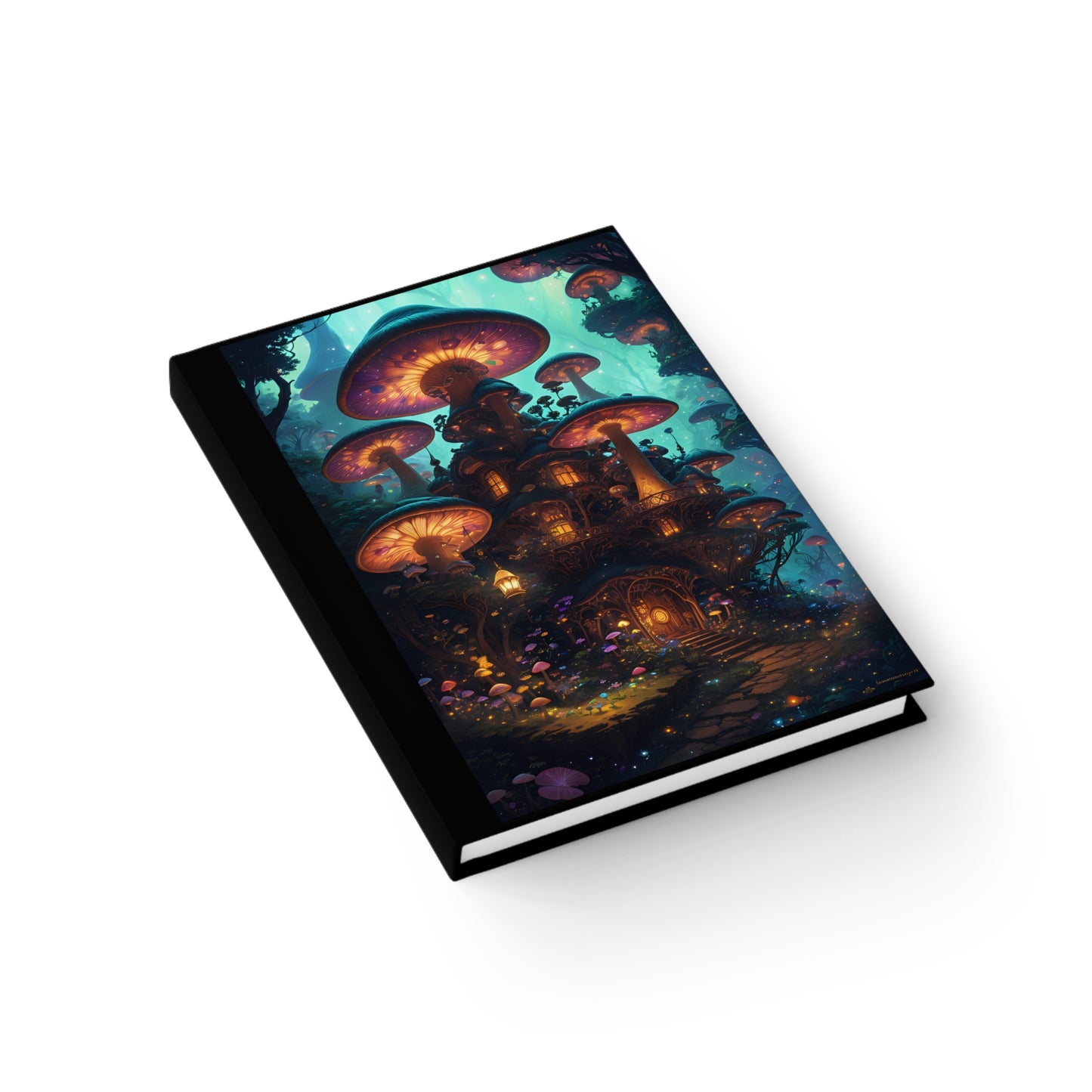 Fairy Mushroom Home, Hardcover Journal