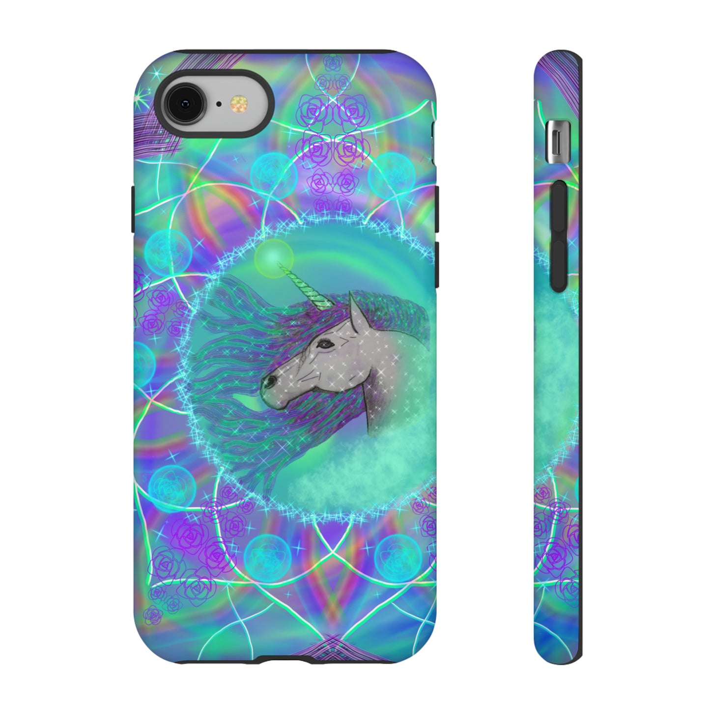 Mystic Unicorn Protective Phone Case, Samsung, iPhone, Pixel, all sizes
