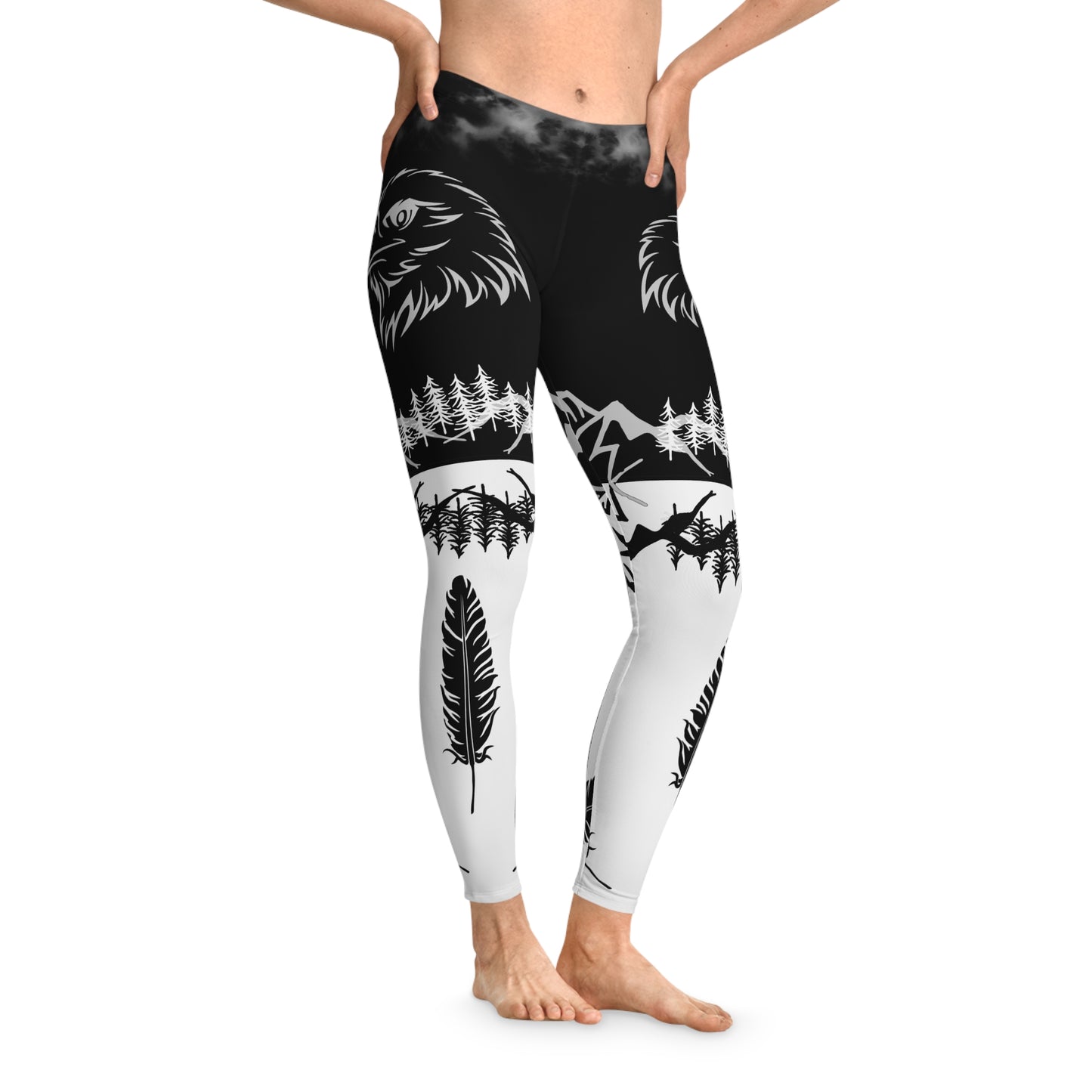 Mystic Eagle, Black Leggings