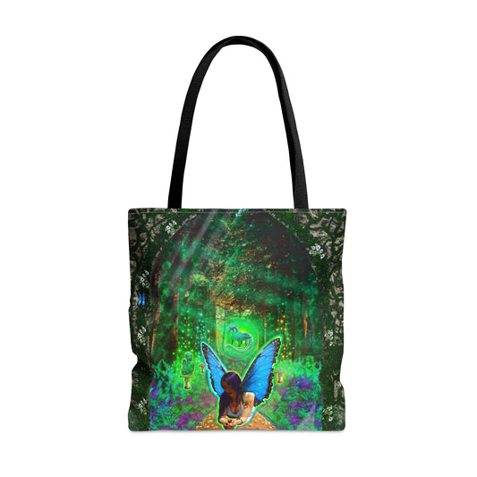 Mystic Mushroom Fairy Tote Bag