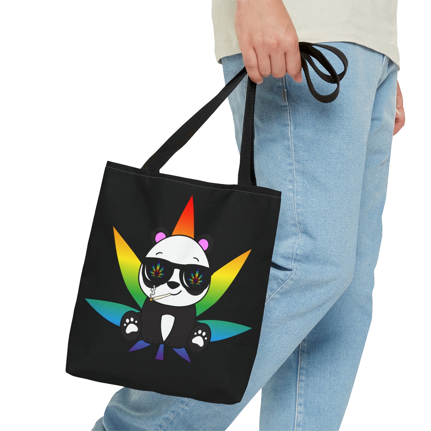 Peace Panda, 420 Themed, Tote Bag