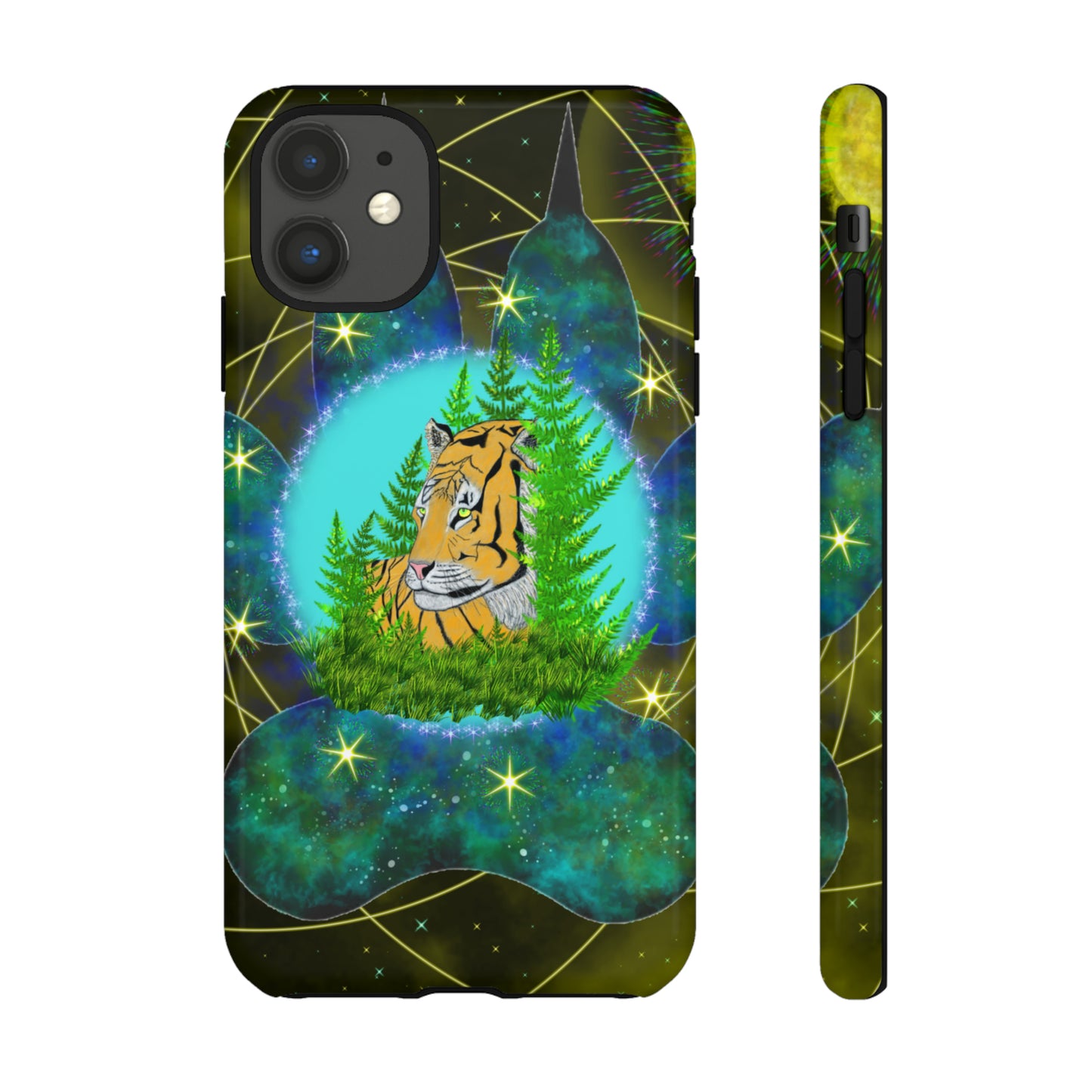 Tiger Medicine Totem Protective Phone Case, Samsung, iPhone, Pixel, all sizes