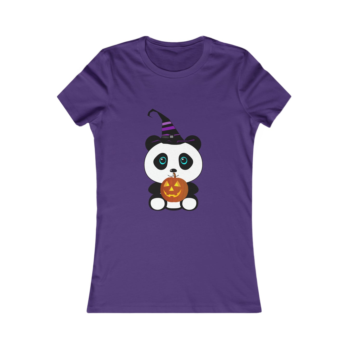 Women's Favorite Tee Cute Panda Halloween Top