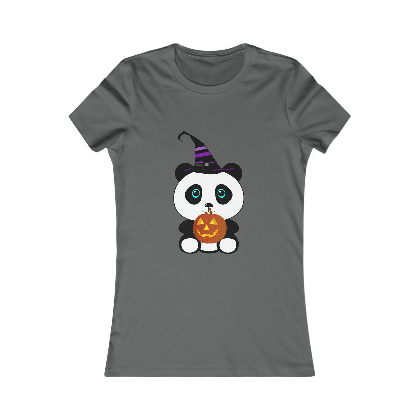 Women's Favorite Tee Cute Panda Halloween Top