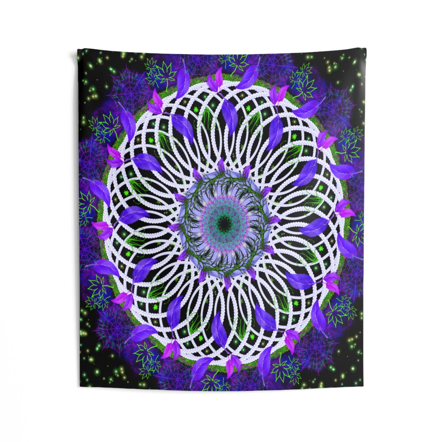 Mystic Mandala Indoor Wall Tapestry 51 x 60