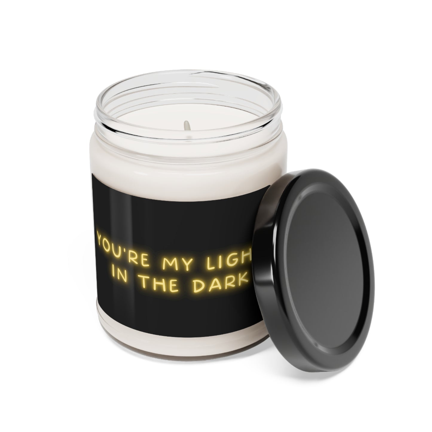 You're My Light In The Dark, Scented Soy Candle, 9oz, Candle Pun, Valentines Day Gift