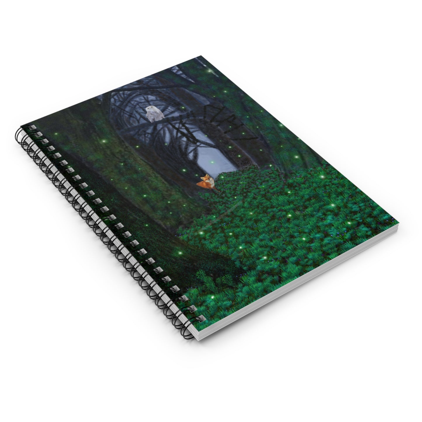 Mystic Forest Notebook - Ruled Line