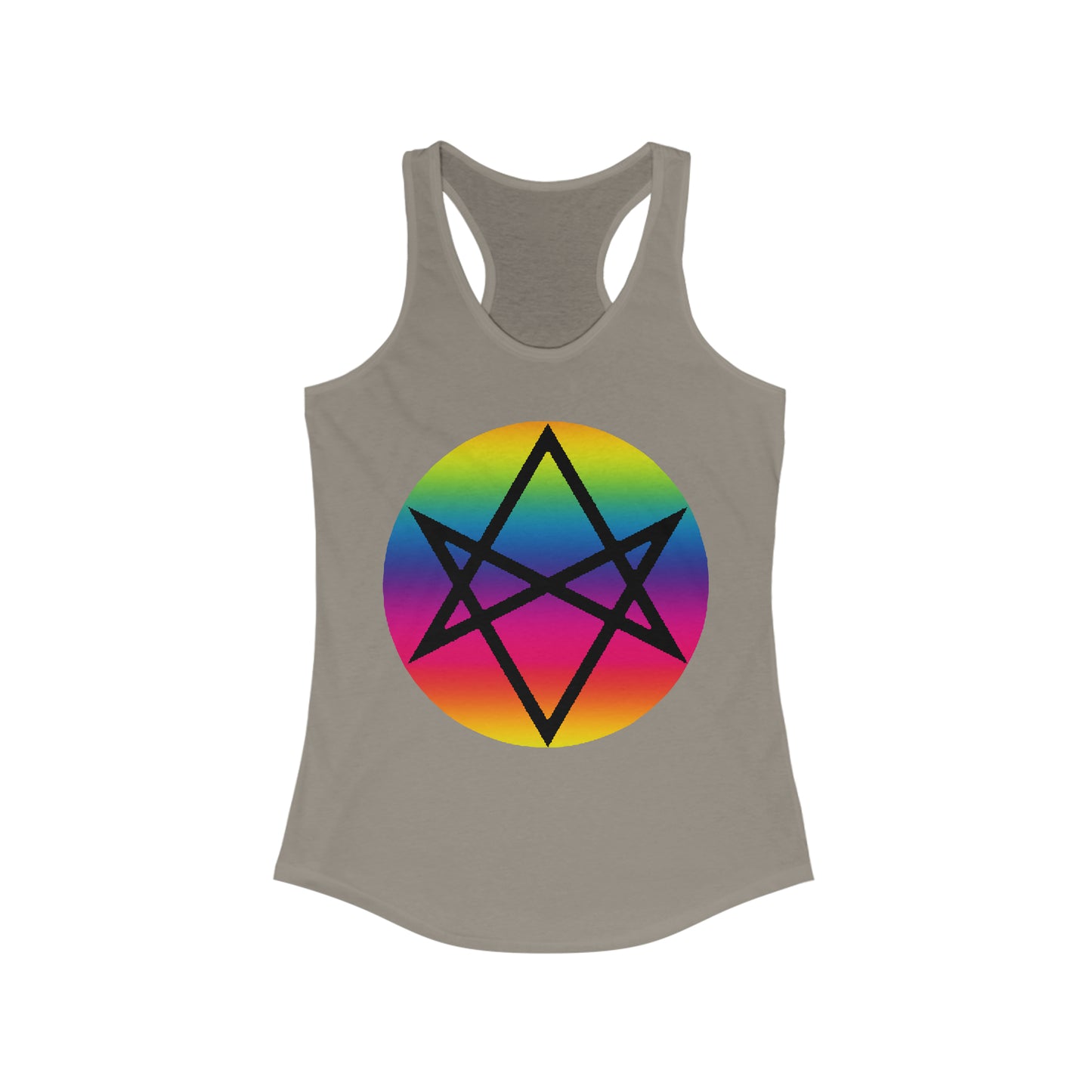 PRIDE Unicursal Hexagram Women's Ideal Racerback Tank