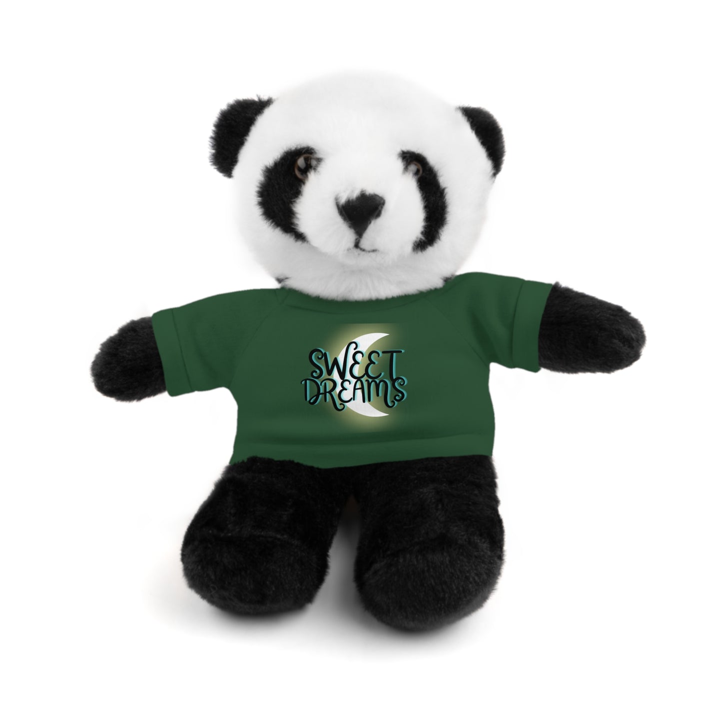 Sweet Dreams Kids Cute Stuffed Animals with Tee, Panda, Teddy Bear, Bunny, Lion, Sheep, Jaguar