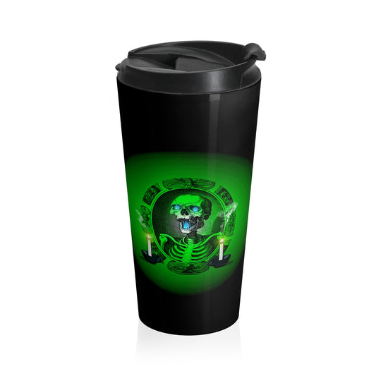 Stainless Steel Spooky Halloween Travel Mug with Insert