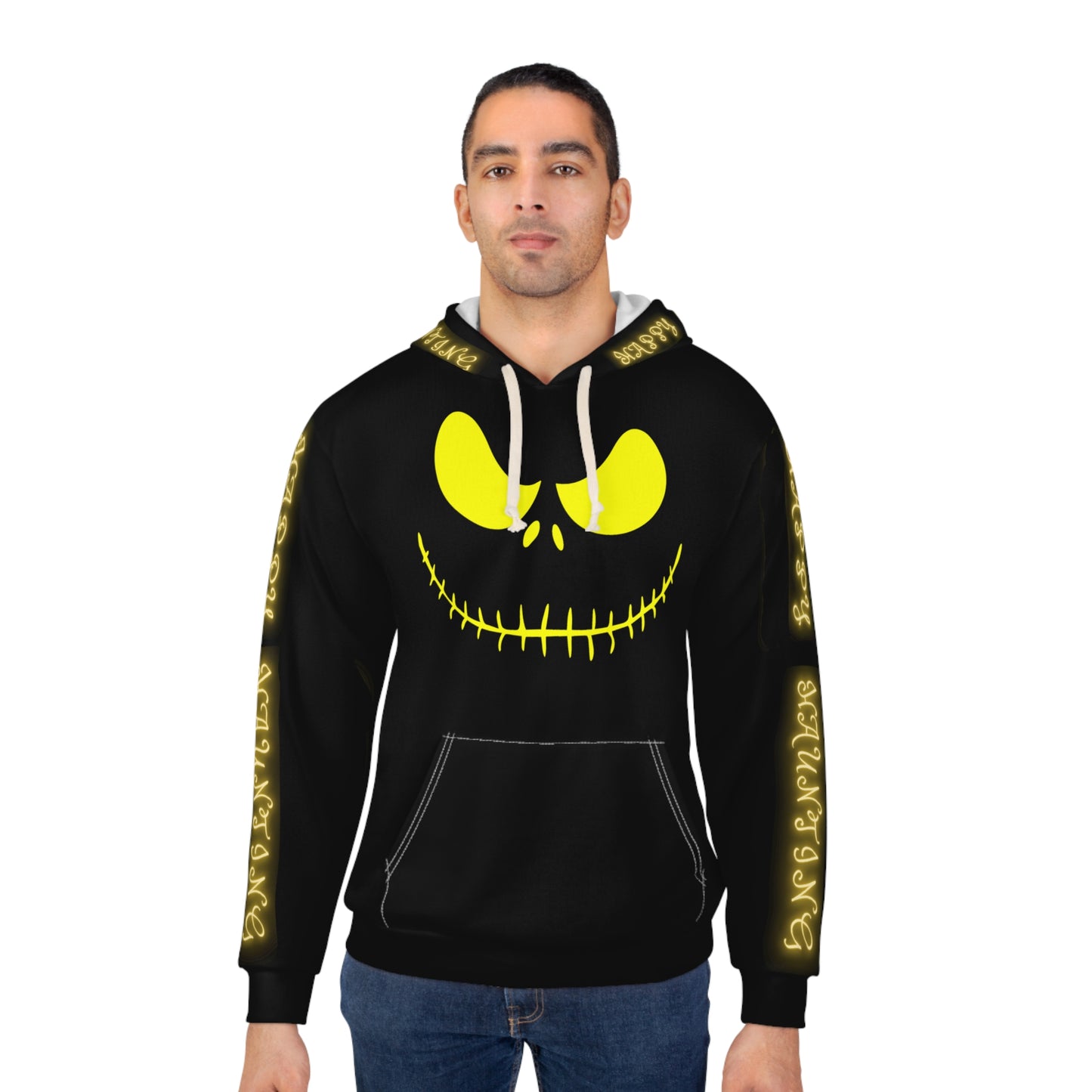 "Happy Haunting and to All A Good Fright" Halloween Pullover Hoodie