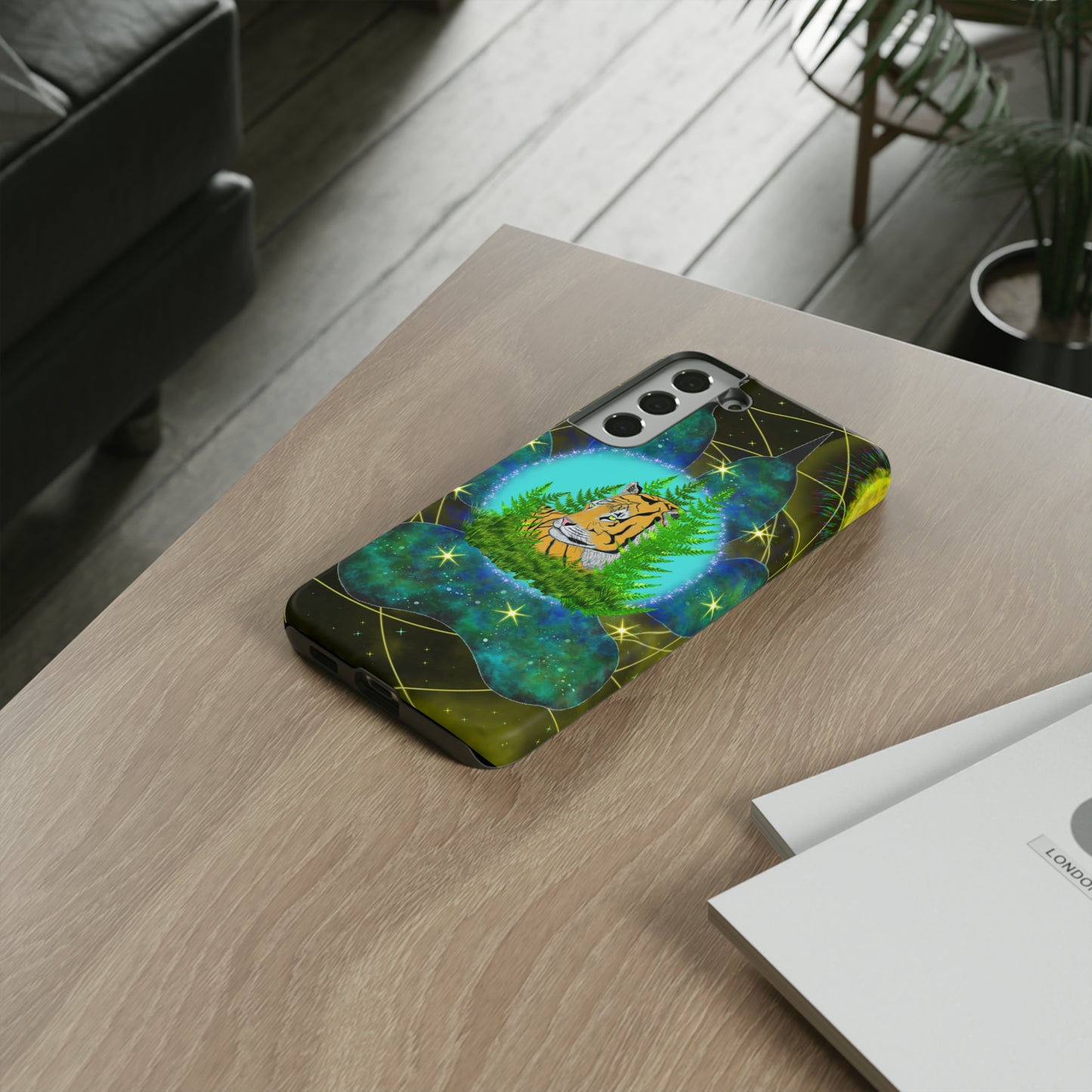 Tiger Medicine Totem Protective Phone Case, Samsung, iPhone, Pixel, all sizes