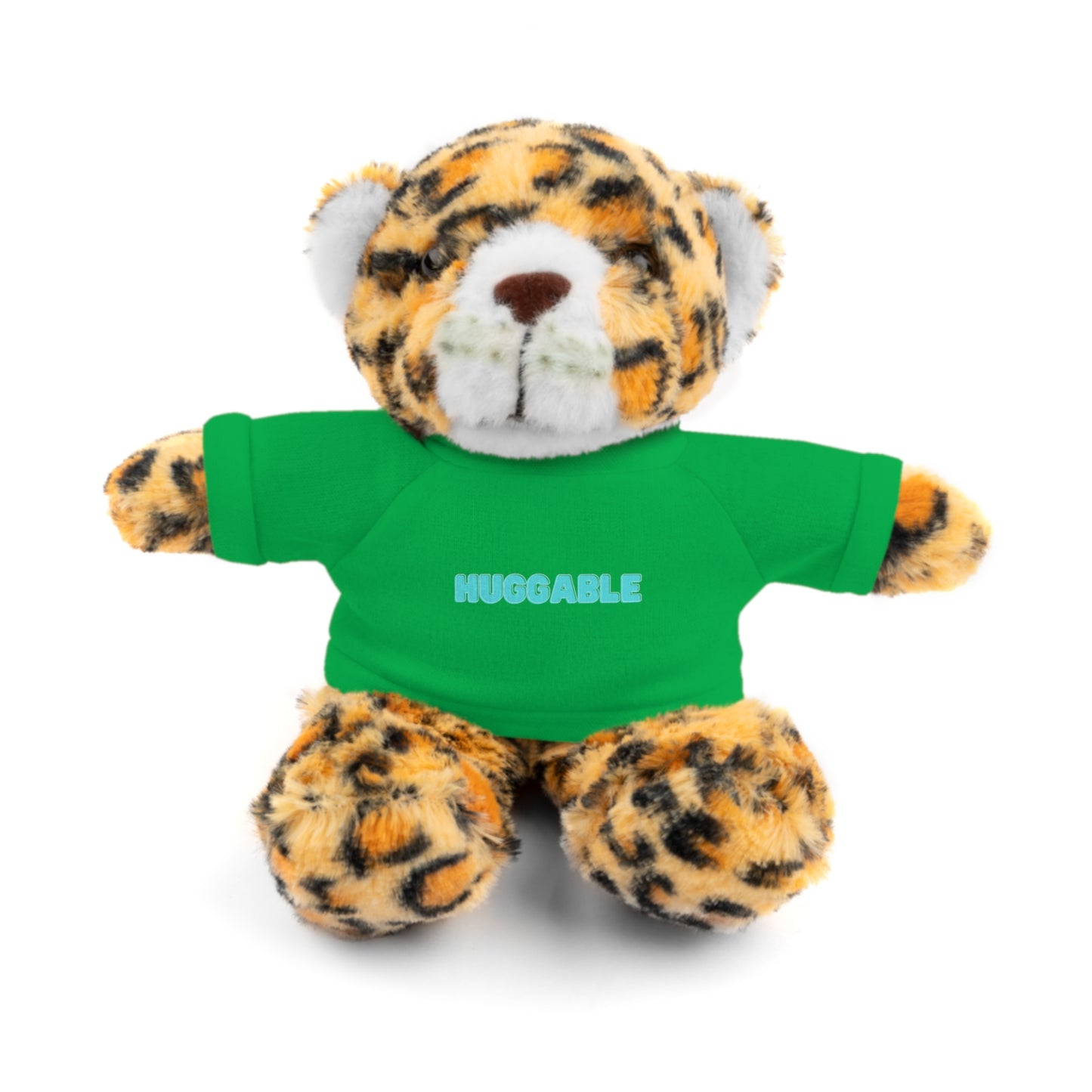 Kids Cute Huggable Stuffed Animals with Tee, Panda, Sheep, Bunny, Teddy Bear, Lion, Jaguar